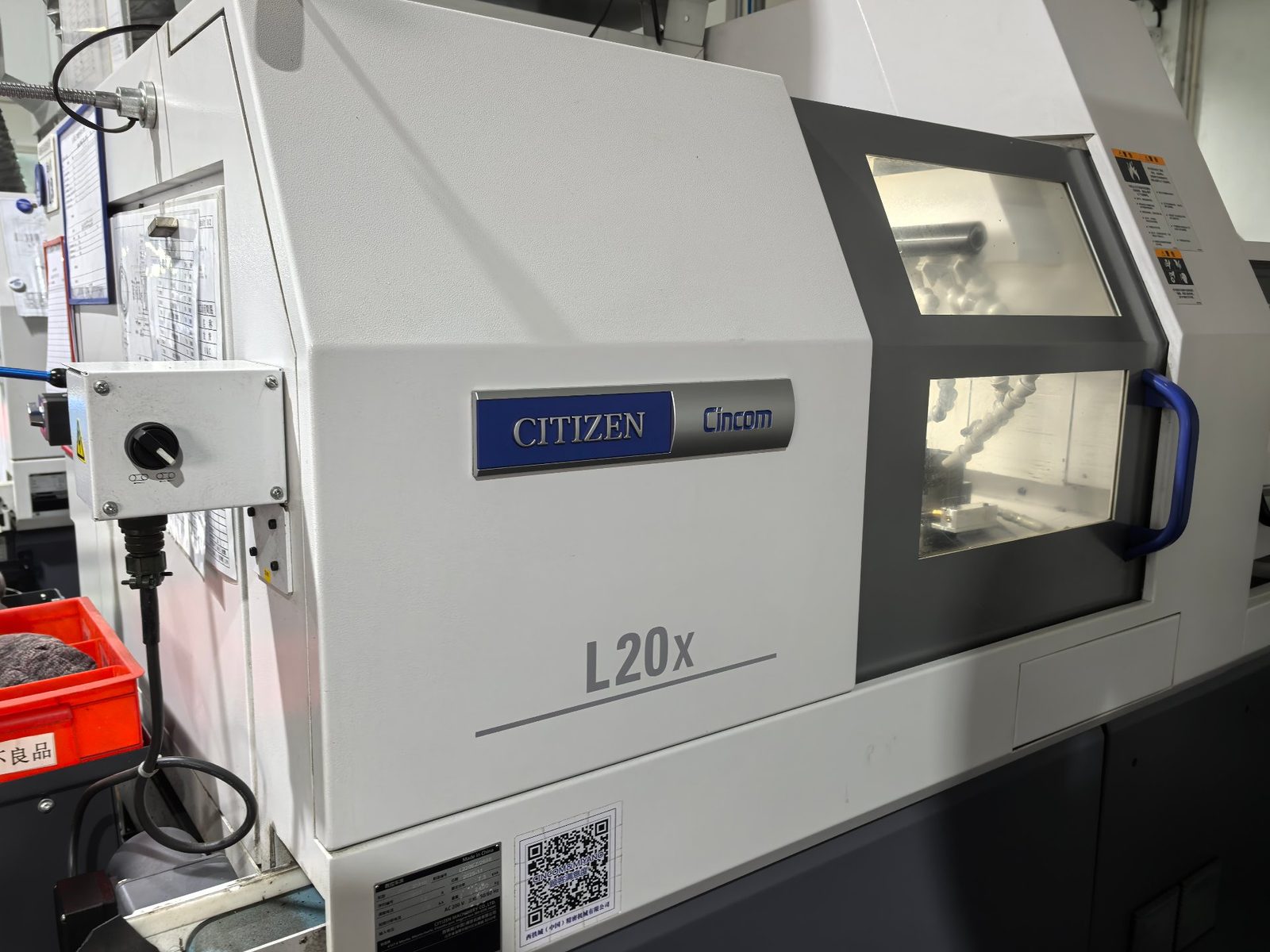 Citizen Cincom L20 Swiss-type CNC lathe on the shop floor